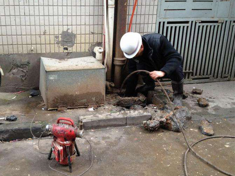 明山疏通下水道-洗菜池疏通